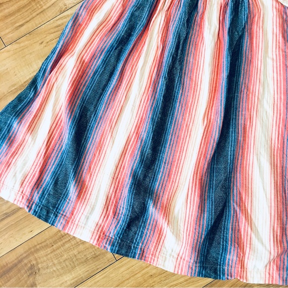 Rip Curl  Ripcurl  striped boho summer spaghetti strap dress cotton oran… - Picture 5 of 8